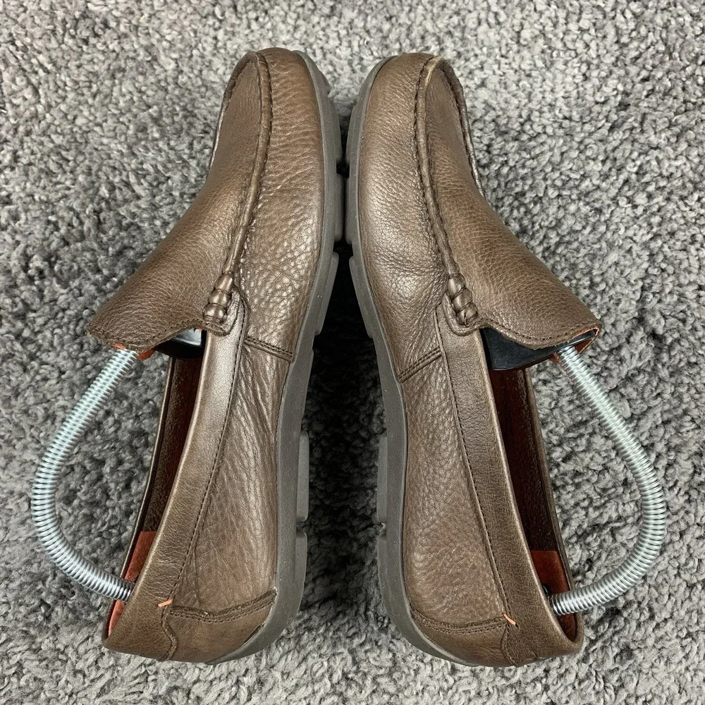 TOMMY BAHAMA Nassau Men's Loafer 9 D Brown Driving Moccasin Loafers TFM00159